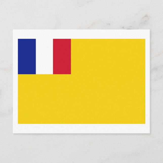 French Indochina Flag (1887-1954) Postcard (Front)