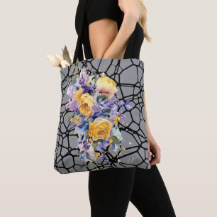 French Inspiration Chic Yellow Artistic Roses  Tote Bag