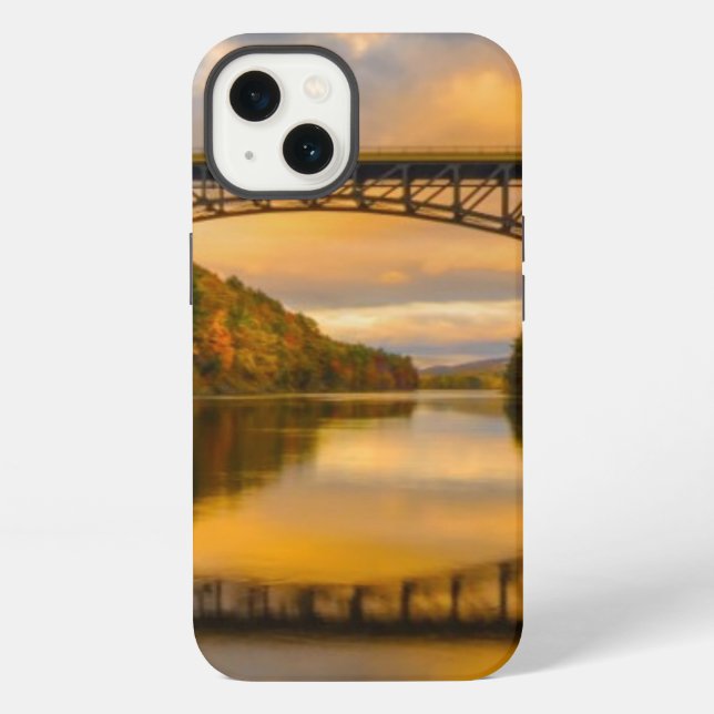 French King Bridge in Fall iPhone Case (Back)