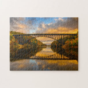 French King Bridge in Fall Jigsaw Puzzle