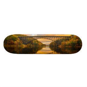 French King Bridge in Fall Skateboard