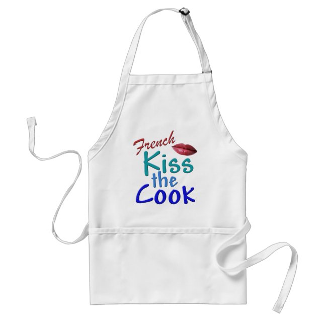 French-Kiss the Cook Standard Apron (Front)