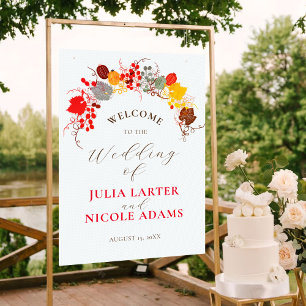 French Kissed Sweet Berry Grapes Flowers Wedding Poster