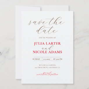 French Kissed Sweet Berry Grapes Flowers Wedding Save The Date