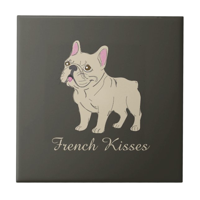French Kisses Ceramic Tile (Front)