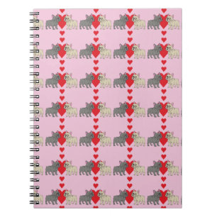 French Kisses Frenchies Notebook