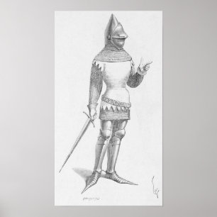 French Knight Poster