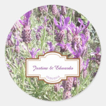 French Lavender Flowers Personalised Wedding