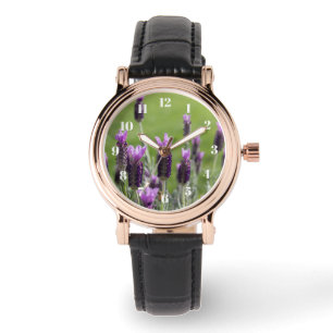 French Lavender Flowers Women's Watch