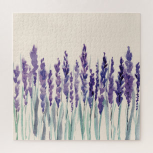 French Lavender: Watercolor Illustration Jigsaw Puzzle