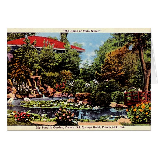 French Lick, Indiana Lily Pond (Front Horizontal)