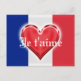 French Love Postcard