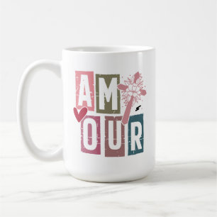 French Love Typography Coffee Mug