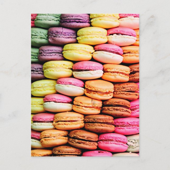 French macaron postcard (Front)