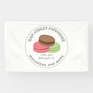 French Macarons Food Business Restaurant Banner