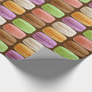 French Macarons - muti-coloured pastels Wrapping Paper