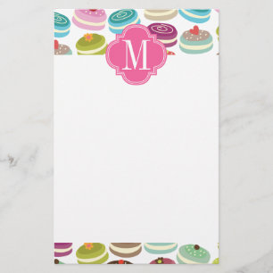 French Macarons Personalised Stationery