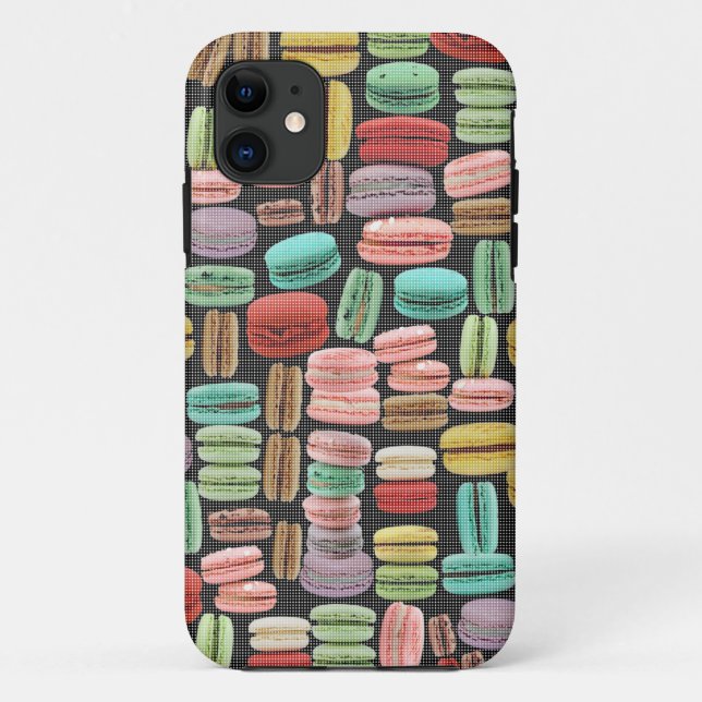 French Macarons Pop Art Case-Mate iPhone Case (Back)