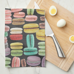 French Macarons Pop Art Tea Towel