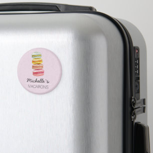 French Macarons Watercolor Hand-painted Magnet