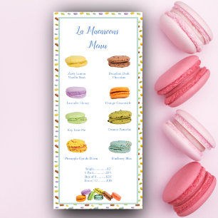 French Macaroons Bakery Flavour Price Menu