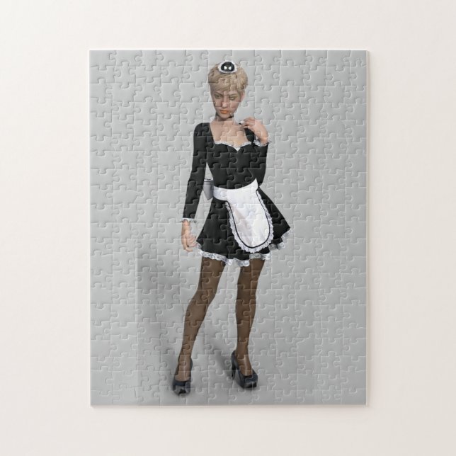FRENCH MAID JIGSAW PUZZLE (Vertical)