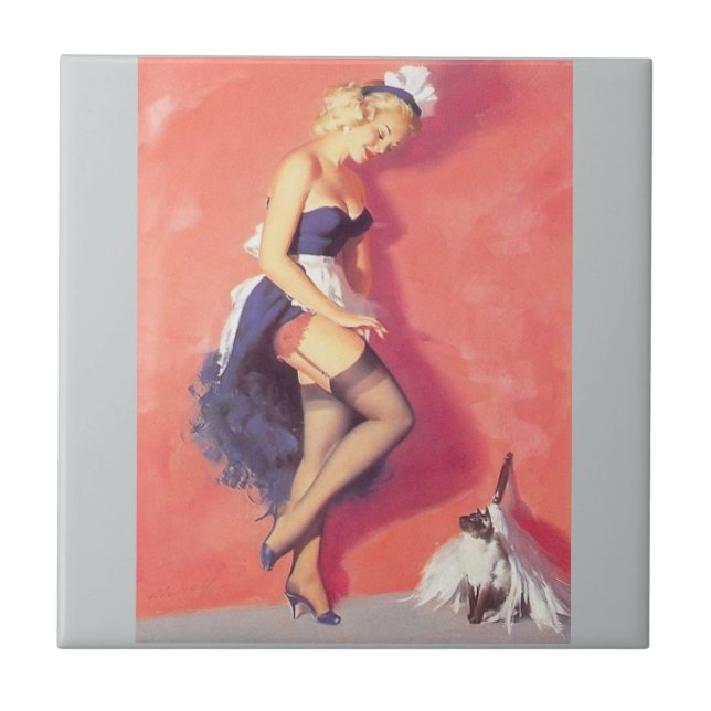 French maid tile (Front)