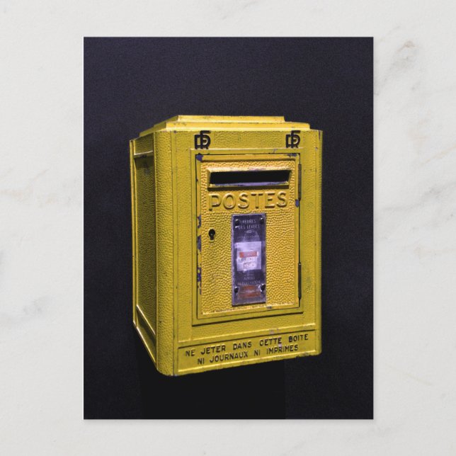 French Mailbox Postcard (Front)