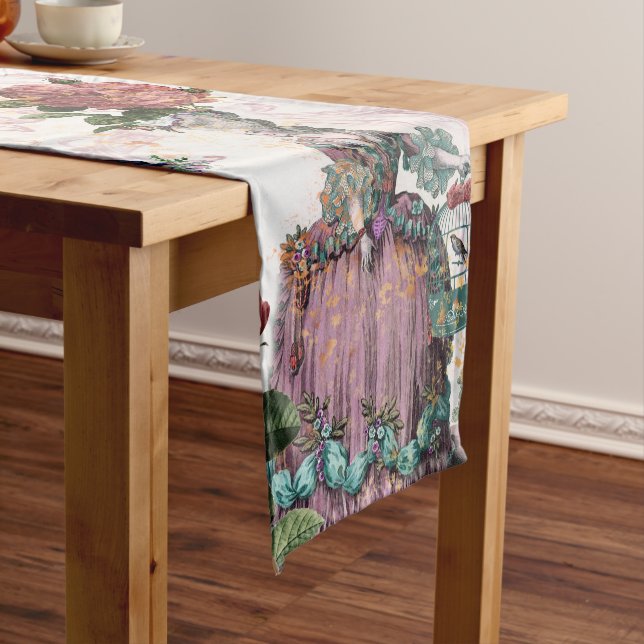 French Marie Antoinette inspired shabby chic  Short Table Runner (In Situ)