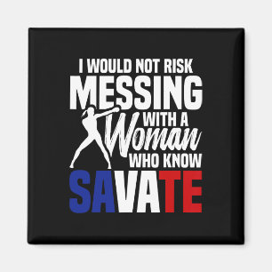 French Martial Arts Savate Instructor Kickboxing S Magnet
