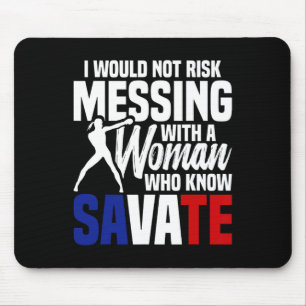 French Martial Arts Savate Instructor Kickboxing S Mouse Pad