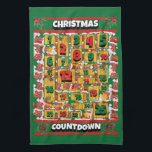 French Mastiff Countdown Christmas Advent Calendar Tea Towel<br><div class="desc">French Mastiff Countdown Christmas Advent Calendar kitchen towel features a watercolor of a French Mastiff with a Christmas hat and a Christmas scarf. Funny design for Dog Lovers!</div>