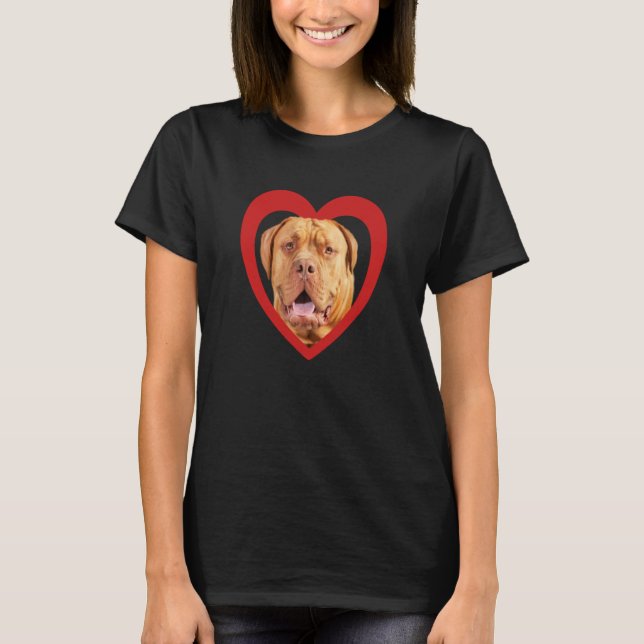 French Mastiff  Heart Dog Bull Mastiff  1 T-Shirt (Front)