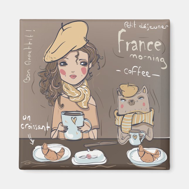 French Meal Magnet (Front)