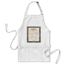 French Menu 3-Pocket Apron