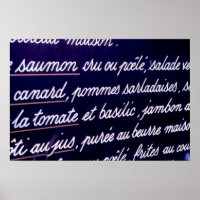 French Menu