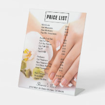 French Nails & Orchids Manicure Salon Price List