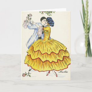 French New Year Holiday Card