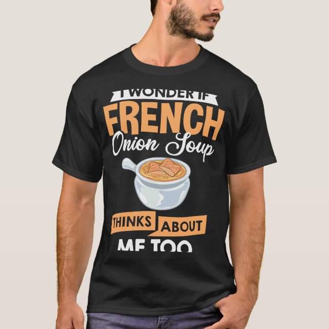French Onion Soup Recipe Mix Bowl Japanese Cheese T-Shirt (Front)