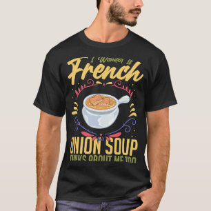French Onion Soup Recipe Mix Bowl Japanese Cheese T-Shirt