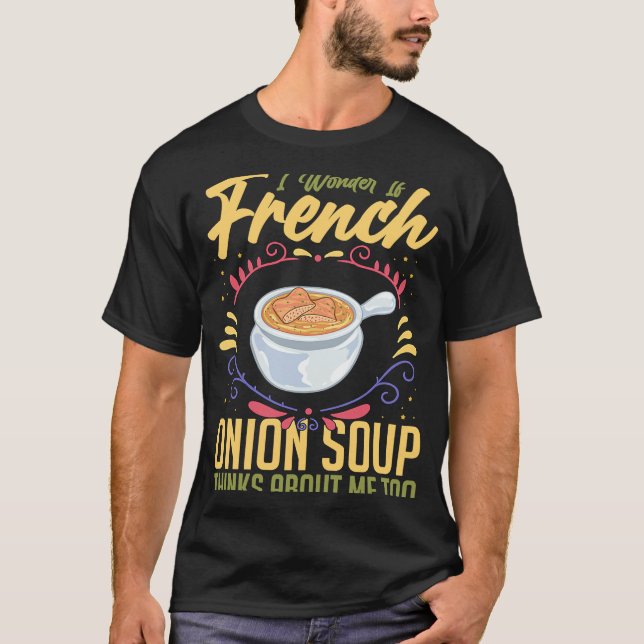 French Onion Soup Recipe Mix Bowl Japanese Cheese T-Shirt (Front)
