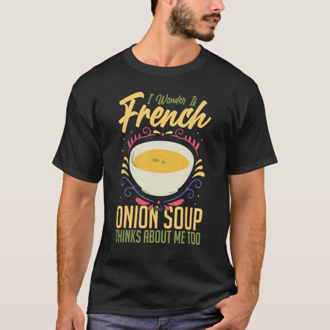 French Onion Soup Recipe Mix Bowl Japanese Cheese T-Shirt (Front)