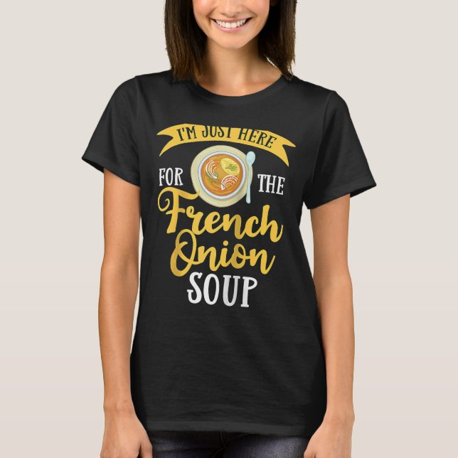 French Onion Soup Recipe Mix Bowl Japanese Cheese  T-Shirt (Front)