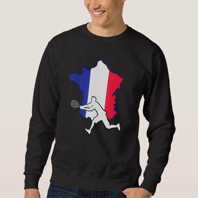 French Open For Tennis Tennis Player From France Sweatshirt (Front)
