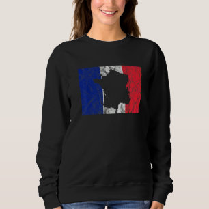 French Outline France Travel Love France Paris Fra Sweatshirt