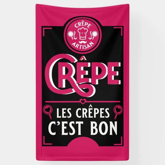 French Pancakes Banner (Vertical)