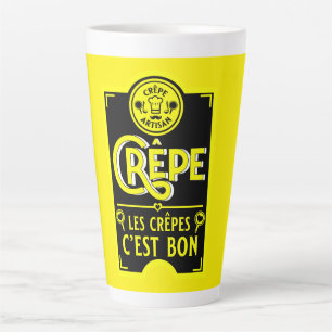 French Pancakes Latte Mug