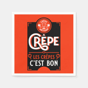 French Pancakes Napkin