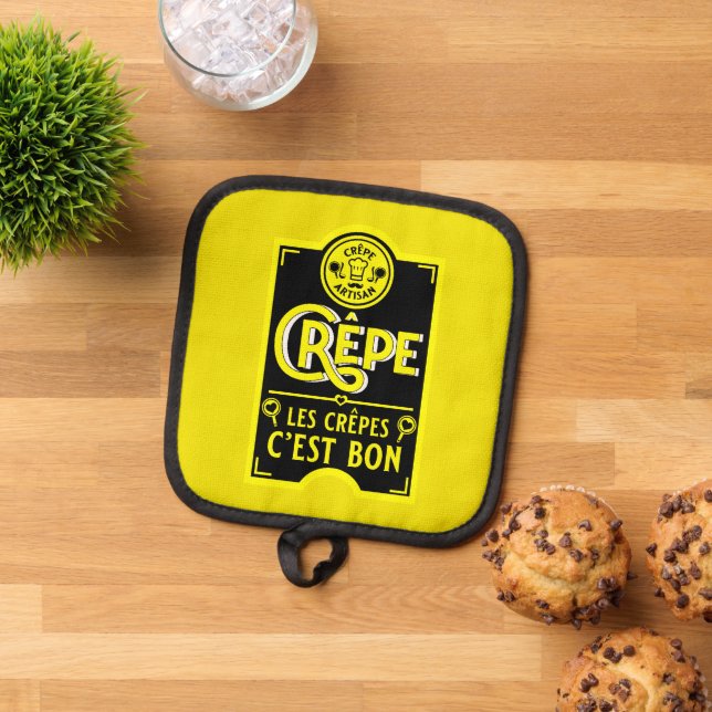 French Pancakes Pot Holder (Top Down)