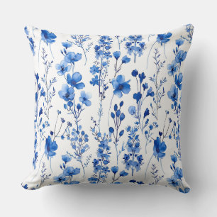 French Paper Wildflowers Pattern Design-98186 Cushion